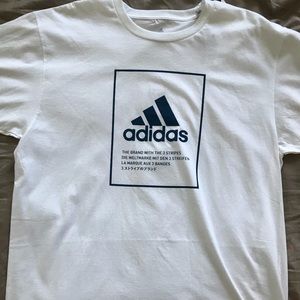 Adidas “The Brand With 3 Stripes” XL T-Shirt